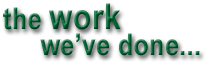 the work we've done...